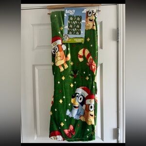 Bluey and Bingo Christmas Blanket